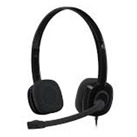 AUDIFONOS DIADEMA LOGITECH H151 CONTROL DE VOLUMEN JACK 3.5M