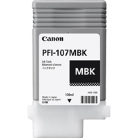 TANQUE DE TINTA CANON PFI-107 MBK NEGRO MATE ,COMPATIBLE PRO-2000,PRO-4000,PR0-6000,PRO-4000S,PRO-6000S,PRO-2100,PRO-4100,PR0-6100,PRO-4100S,PRO-6100S,CAPACIDAD 130 ML