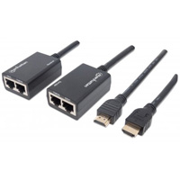 EXTENSOR VIDEO,MANHATTAN,207386, HDMI, 30M VIA CAT 5 / 6 MANHATTAN 207386