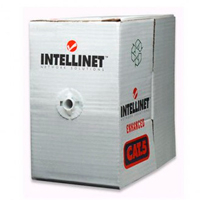 BOBINA,INTELLINET,704823, CAT 5E CCA UTP 305M MULTIFILAR GRIS INTELLINET 704823