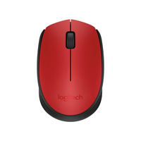MOUSE LOGITECH M170 RED-K OPTICO INALAMBRICO MINI RECEPTOR USB PC/MAC/CHROME.